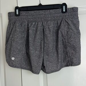 Lululemon Athletica Gray Athletic Shorts with Elastic Waistband
